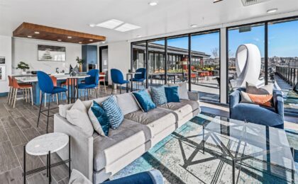 Rooftop lounge